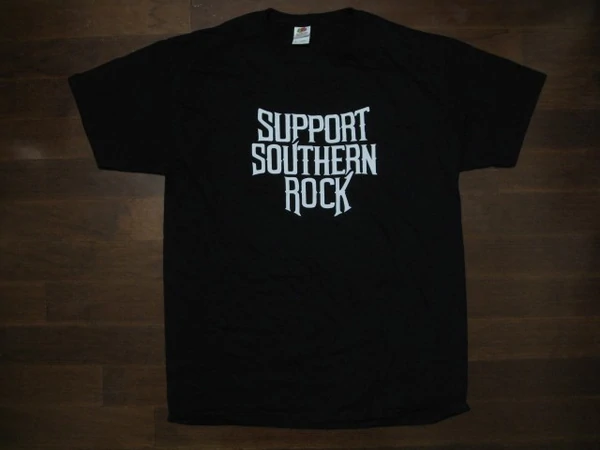 Lynyrd Skynyrd- Support Southern Rock- Two Sided Printed -T-Shirt 
